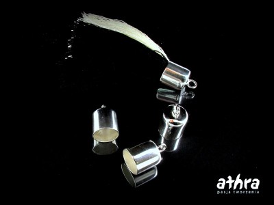 Końcówka do rzemienia lub sznurka z kółkiem 10 mm, KDRG100