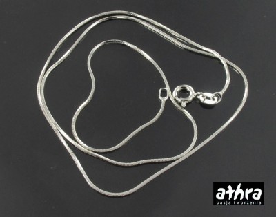 Łańcuszek żmijka kwadratowa 40cm, SNAKEK40