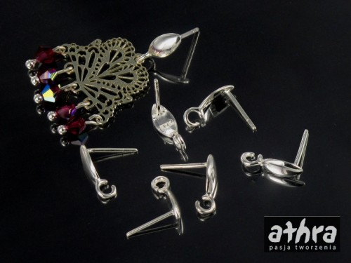 www_athra_pl_SZT74 kolczyk sztyft markiza  z kółkiem do podwieszania