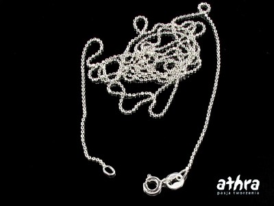 Łańcuszek kulkowy, diamentowany, 1 mm,  KUL50DF