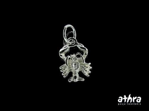 www_athra_pl_ZOD7 srebrna zawieszka znak zodiaku Rak