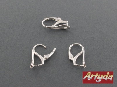 Bigle z mosiądzu do kryształków Swarovskiego, KZ35/M