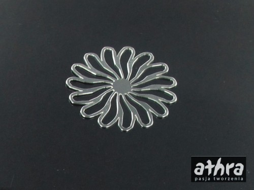 www_athra_pl_LS046 kwiatek ażurowy srebrny, laserowo wycinany