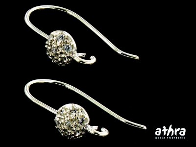 Bigle do kolczyków otwarte z cyrkoniami, BOC11