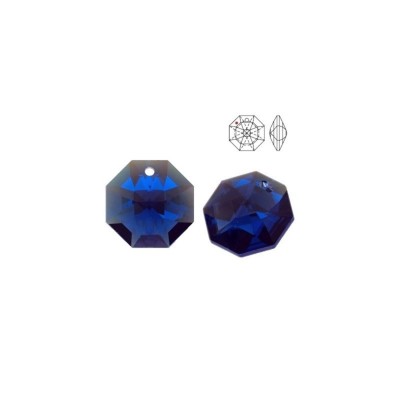 6401 dark sapphire 12mm octagon (1 sztuka)
