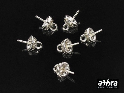 www_athra_pl_CZAPC6 srebrna zawieszka pod kulkę 6mm próba ag 925