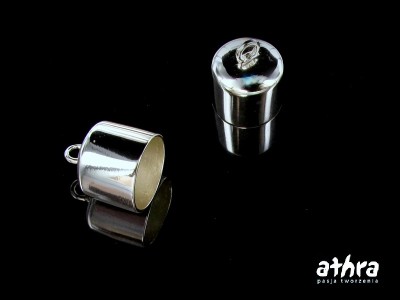 Końcówka do rzemienia lub sznura, z kółkiem, 130 mm, KDR130