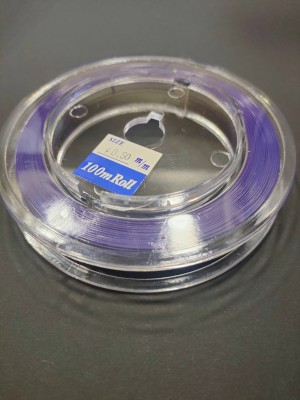 Linka stalowa jubilerska, japońska 0,50mm, PURPLE50