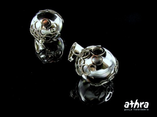 półfabrykaty ag próba 925 zawieszka kula rodowana