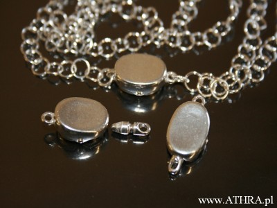 Zapięcie ozdobne, gładkie, CH336