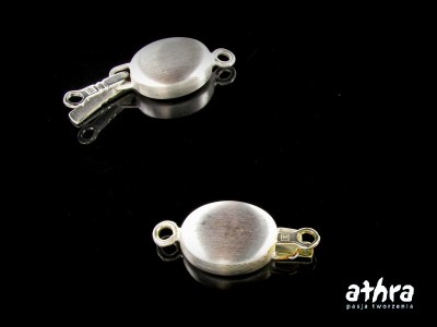 Zapięcie szufladkowe, na jeden sznur, satynowane, CH0665/1/S