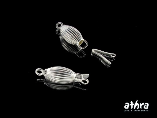 www_athra_pl_CH0804-8 srebrne zapięcie szufladkowe na jeden sznur