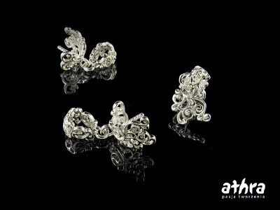 Zawieszka ażurowa z uchwytem i bolcem, ZWB3158Z