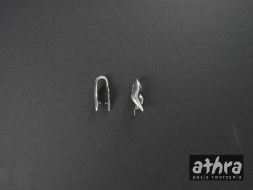 www_athra_pl_ZS777 zawieszka do kamieni srebrna Ag oksydowana z bolcami