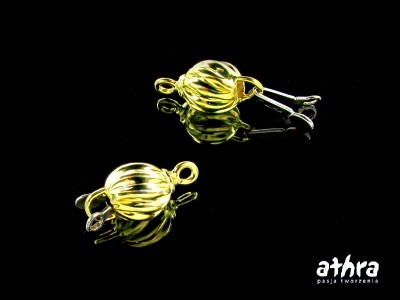 Zapięcie szufladkowe, pozłacane, na jeden sznur, CHK9/1/D