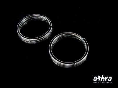 Kółko sprężynkowe 26mm, oksydowane, SPR26/O