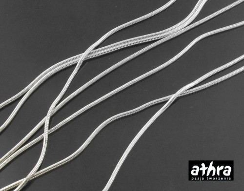 elementy srebrne próba 925 łańcuszek żmijka 0,9 mm