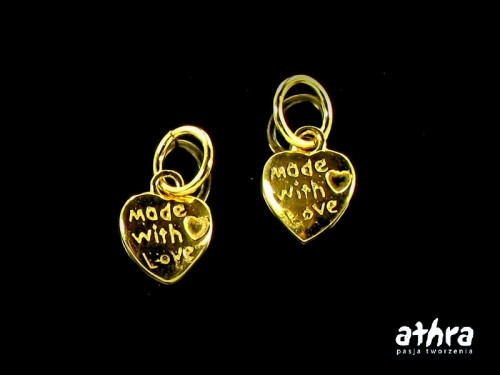 www_athra_pl_ ZL041 srebrna zawieszka serduszko pozłacane próba ag 925