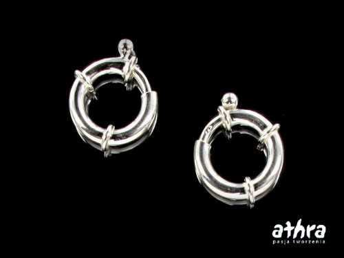 www_athra_pl_AM10x3 srebrne  zapięcie  typu Federing