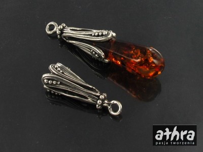 Zawieszka do wisiorka dzwonek, oksydowana, ZW1210/O